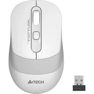 A4Tech FG10 Nano Alıcı Kablosuz Optik 2000DPI Enerji Korumalı Mouse - Beyaz